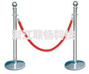 Stainless steel telescopic fence